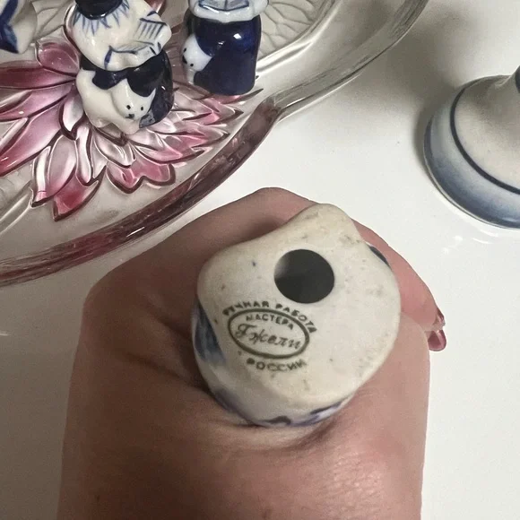 Gzhel figurine ! Hand painted. - Picture 8 of 12